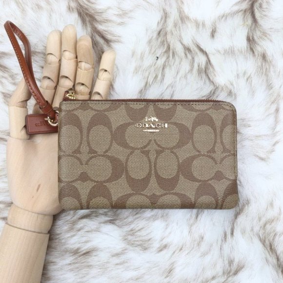 DOUBLE CORNER ZIP WRISTLET SIGNATURE CANVAS 87591 - Picture 1 of 9